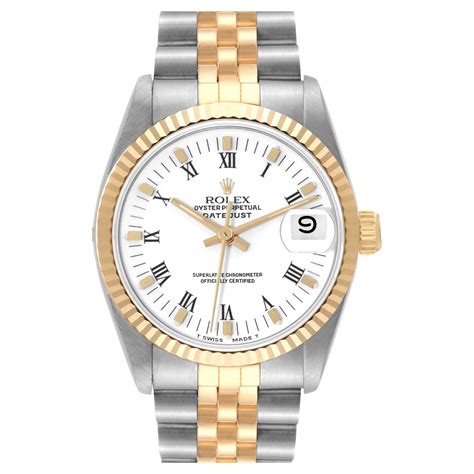 rolex ladies pre-owned midsize stainless mop|rolex model 178384.